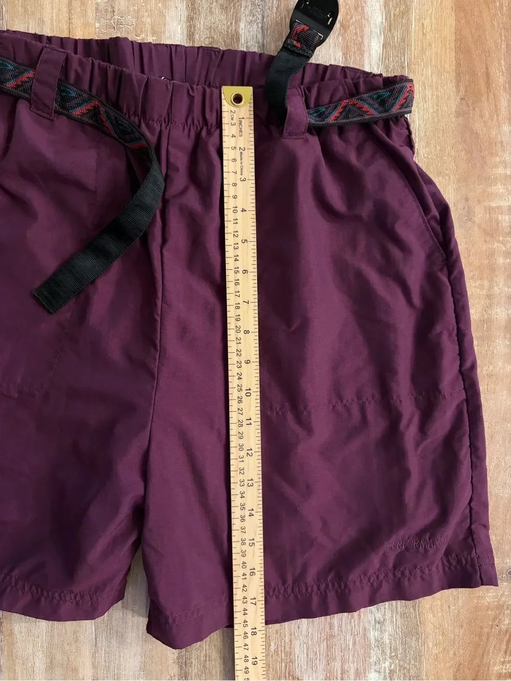Performance‎ Cycling Wear Bike Shorts Large Purple Padded Chamois Shell Y2K